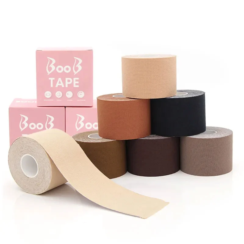 elastic waterproof invisible instant lift up nude breast body nipple tape boob tape for women 1